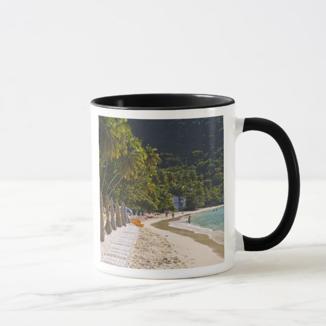 Caneca Praia na Baía do Jardim de Cane, Ilha de Tortola (Direita)