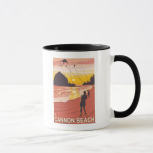 Caneca Praia & papagaios - praia do canhão, Oregon