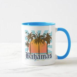 Caneca Praias das ilhas de Bahamas