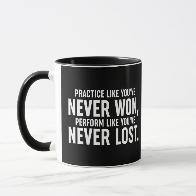 Caneca Pratique como você nunca ganhou (Esquerda)
