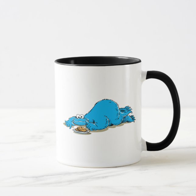 Caneca Prato de biscoitos do Monstro Come-Biscoitos Vinta (Direita)