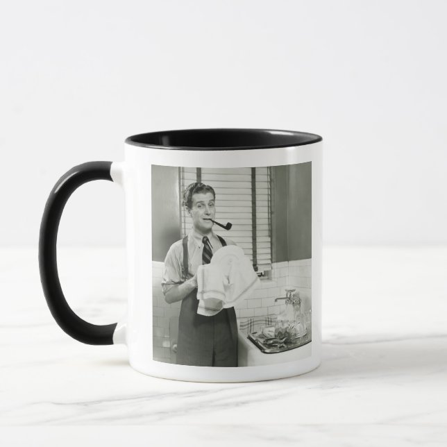 Caneca Pratos de lavagem do homem (Esquerda)
