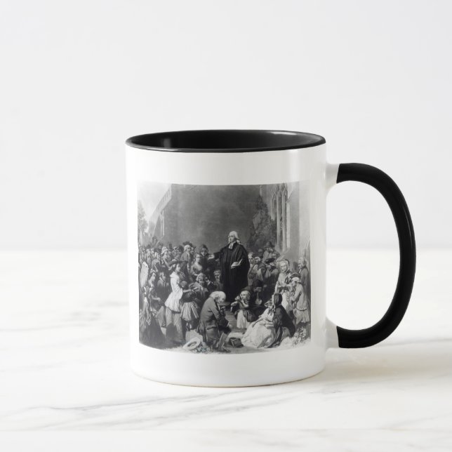 Caneca Preaching de John Wesley (Direita)