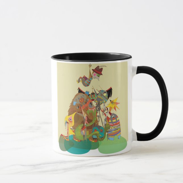 Caneca precipitação do monstro (Direita)