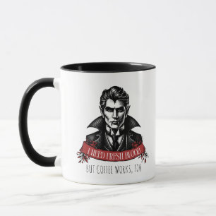 Caneca Preciso De Um Fresco De Vampiro De Sangue