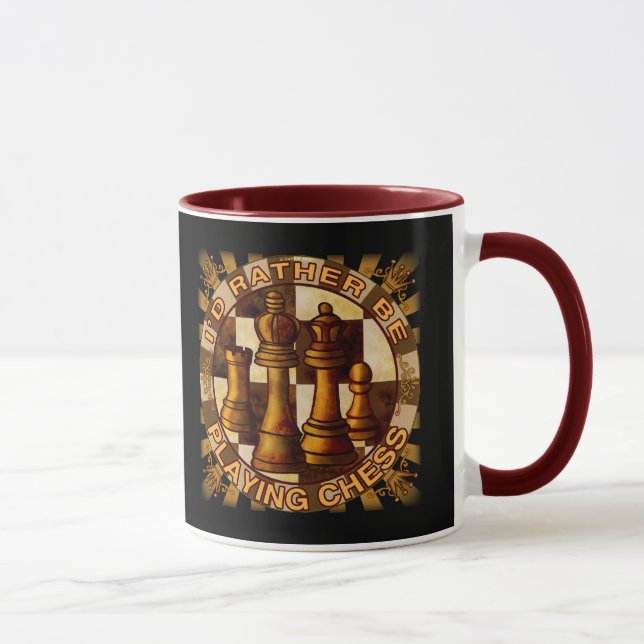 Caneca Preferencialmente Play Chess (Direita)