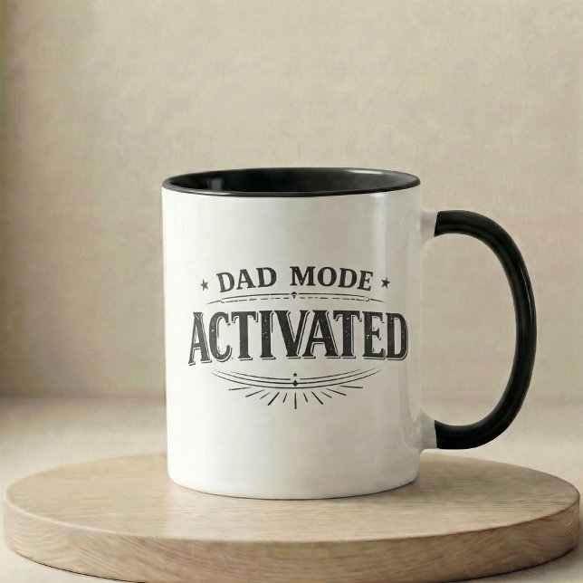 Caneca Pregnancy Announcement Gift Dad Mode Activated (Pregnancy Announcement Gift Dad Mode Activated Mug)
