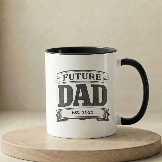 Caneca Pregnancy Announcement Gift Future Dad (Pregnancy Announcement Gift Future Dad Mug)