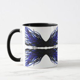 Caneca Preguiça Abstrato 7 Pecados Mortais Arte Tinta Álc