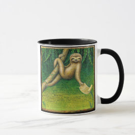 Caneca preguiçosa da preguiça: Finja-se doente