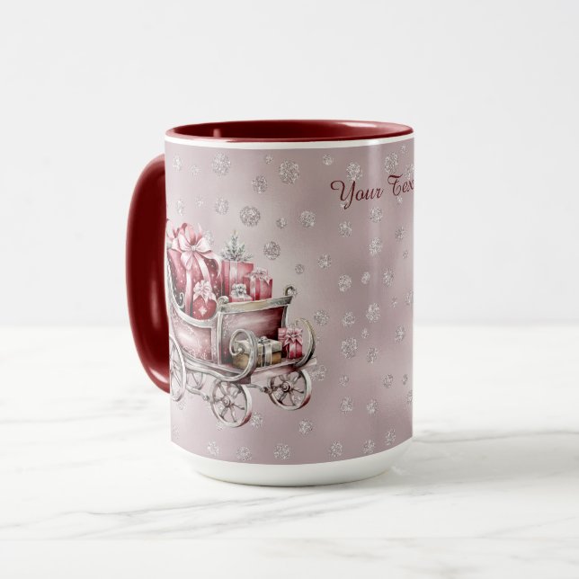 Caneca Preguiçoso De Natal Com Pão De Feriado (Frente Esquerda)