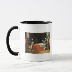 Caneca Preliminares da paz assinada em Leoben