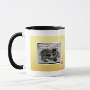 Caneca Preparação para o ataque de Ticklemonster
