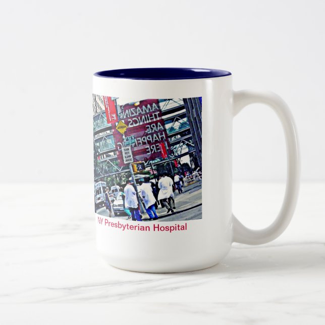 Caneca presbiteriano 2 do hospital de NY (Direita)