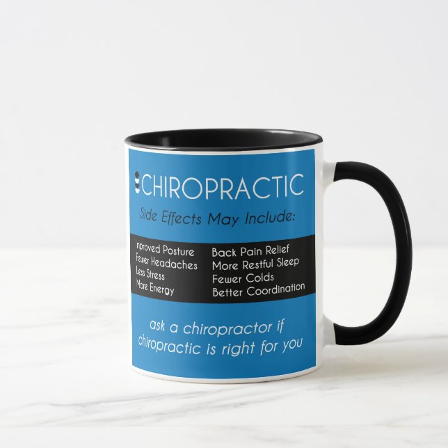 Caneca Prescrição para a quiroterapia - efeitos (Direita)