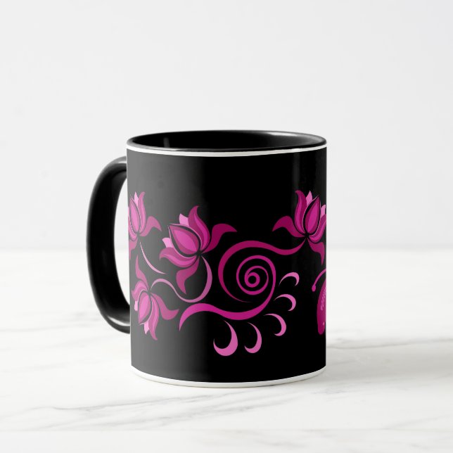 CANECA PRESENÇA DE AMOR ANIVERSÁRIO DE PROMOÇÃO MÃE  (Frente Esquerda)