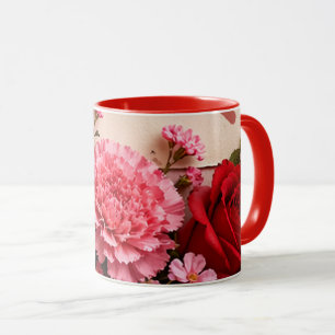 CANECA PRESENETE DE AMOR ANIVERSÁRIO PROMOÇÃO MÃE