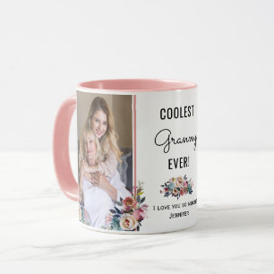 Caneca Presente Avó Personalizado Foto Mimi Nana Avó