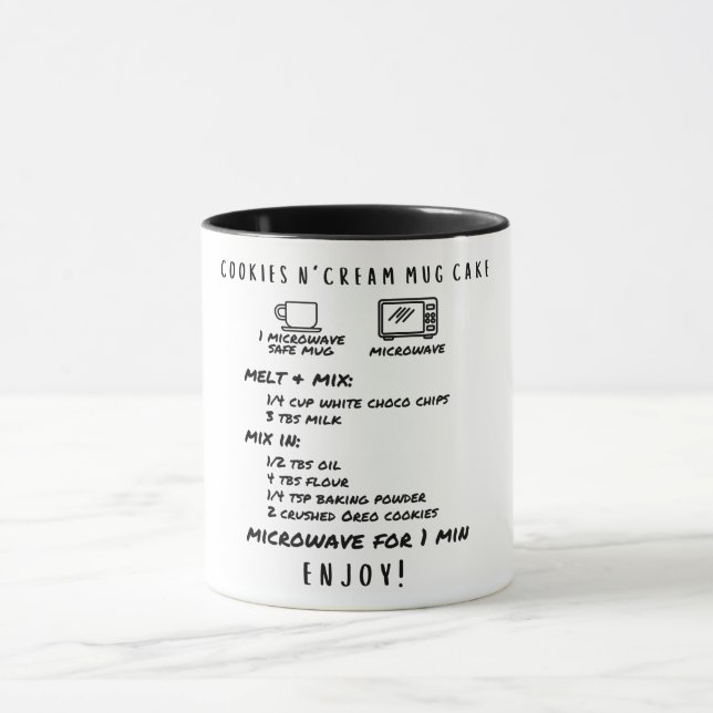 Caneca Presente/Biscoito Perfeito E Receita De Bolo De Mu (Centro)