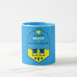 Caneca Presente britânico na praia