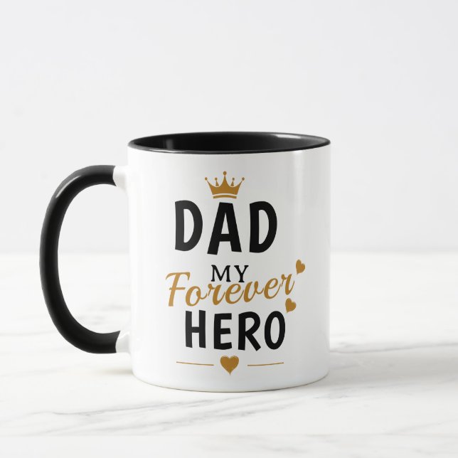 Caneca Presente com Nome Personalizado para o Pai  (Esquerda)