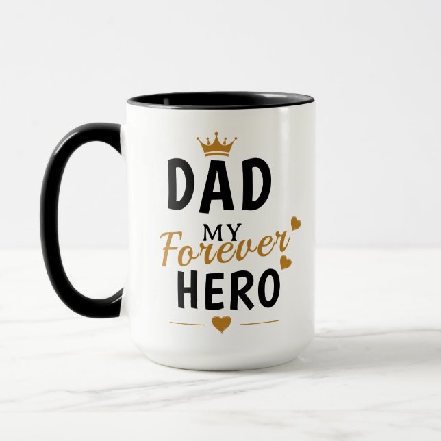 Caneca Presente com Nome Personalizado Para o Papai  (Esquerda)