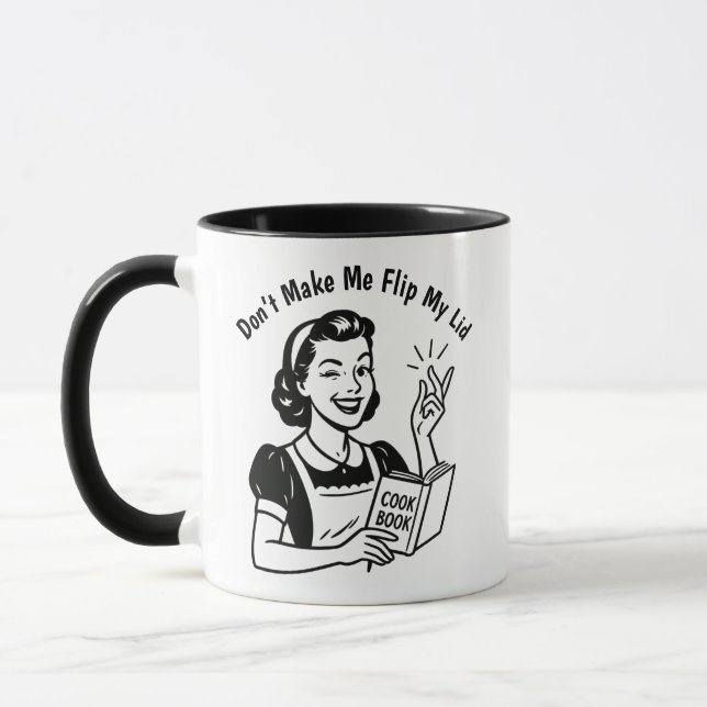 Caneca Presente de 50 de Humor com Lid Retro (Esquerda)