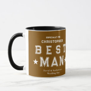 Caneca Presente de Agradecimento ao Padrinho Marrom