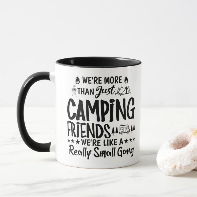 Caneca Presente de Amigos Divertidos de Acampamento Peque (Com Donut)
