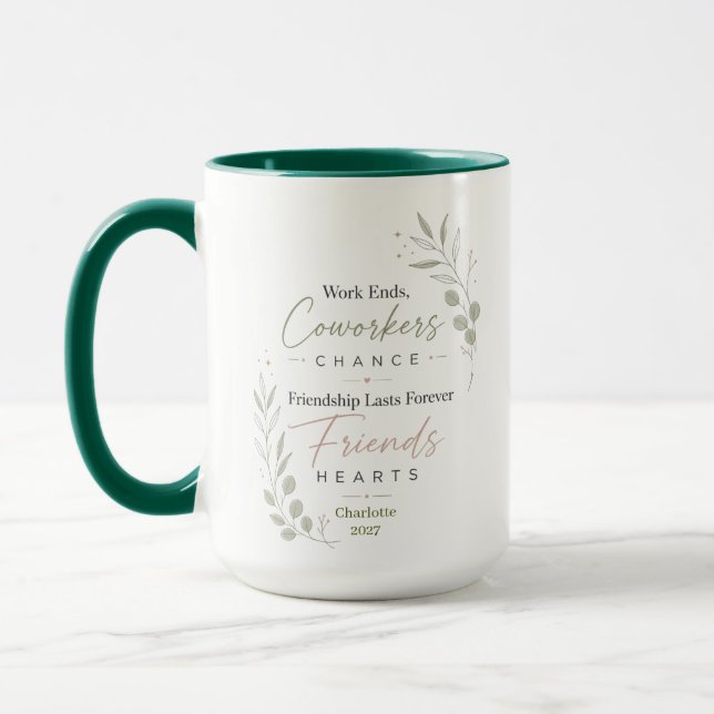 Caneca Presente de Amizade Personalizado para Aposentador (Esquerda)