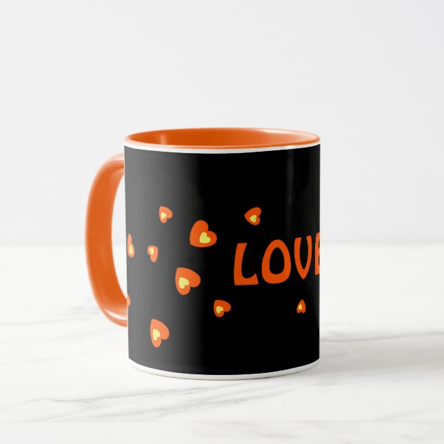 CANECA PRESENTE DE AMOR PARA AMIGO, MULHER NAMORADA MUG (Frente Esquerda)