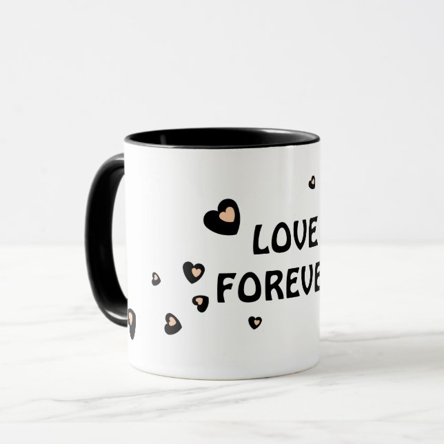 CANECA PRESENTE DE AMOR PARA AMIGO, MULHER NAMORADA MUG (Frente Esquerda)