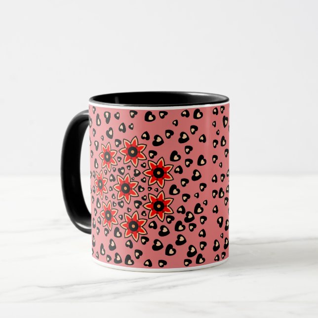 CANECA PRESENTE DE AMOR PARA AMIGO, MULHER NAMORADA MUG (Frente Esquerda)