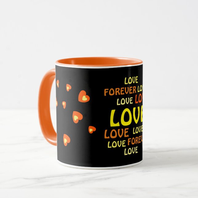 CANECA PRESENTE DE AMOR PARA AMIGO, MULHER NAMORADA MUG (Frente Esquerda)