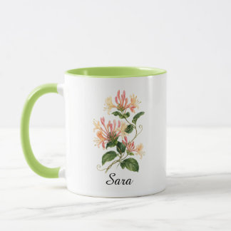 Caneca Presente de Aniversário de Maio Lírio do Vale