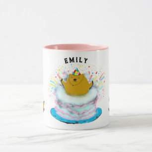 Caneca Presente de aniversário do Dia de Marmota