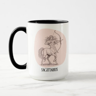 Caneca Presente de aniversário do zodíaco de Sagitário no