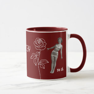 Caneca presente de aniversário para o amante do vinho tin