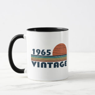 Caneca Presente de aniversário vintage nascido em 1965