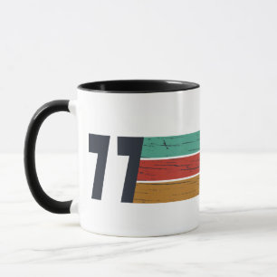 Caneca Presente de aniversário vintage nascido em 1977