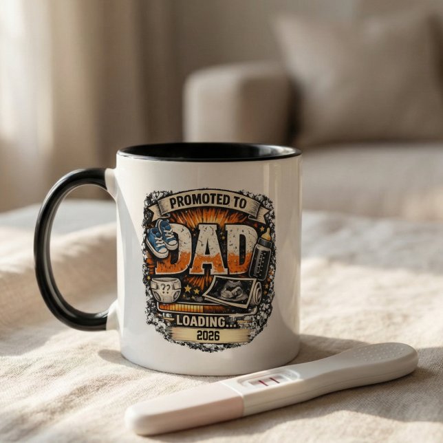 Caneca Presente de Anúncio de Gravidez para o Pai (pregnancy announcement gift dad Mug)