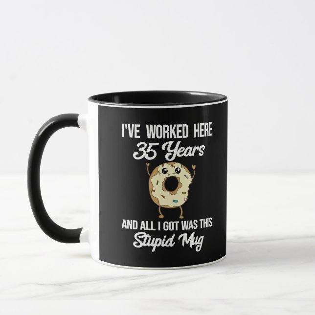 Caneca Presente de Apreciação de 35 Anos de Trabalho (Esquerda)