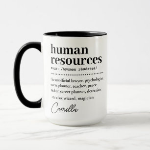 Caneca Presente de Apreciação de HR, Definição de Recurso