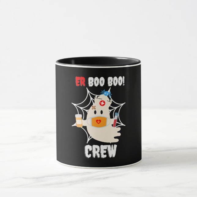 Caneca Presente de aranha | Enfermeira de Boo Aranha Cuta (Centro)