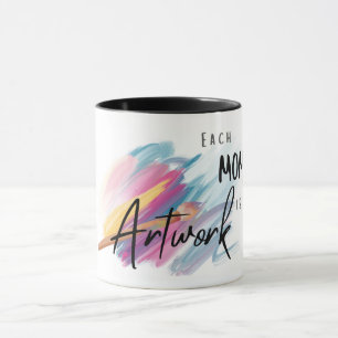 Caneca Presente de Arte de Atenção Criativa para Ele Ela