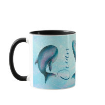 Presente de Arte de Baleia para Amantes do Mar e d