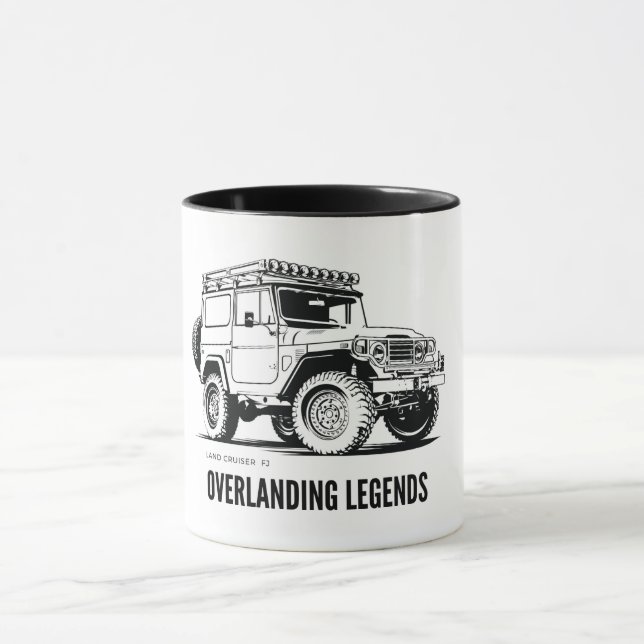 Caneca Presente de Aventura de Campanha | Land Cruiser FJ (Centro)