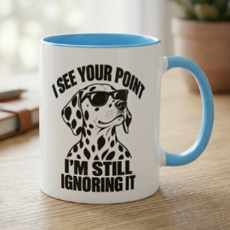 Caneca Presente de Cachorro Filhote Dalmatiano Antissocia