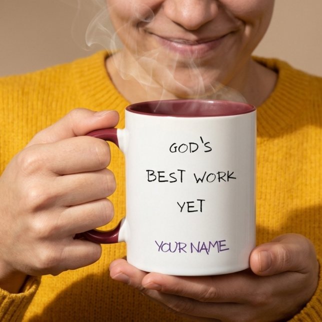 Caneca Presente de Café Divertido e Personalizado para El (Criador carregado)