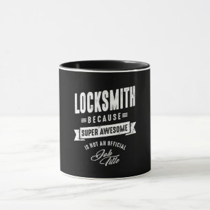 Caneca Presente de Cargo de Trabalho do Locksmith